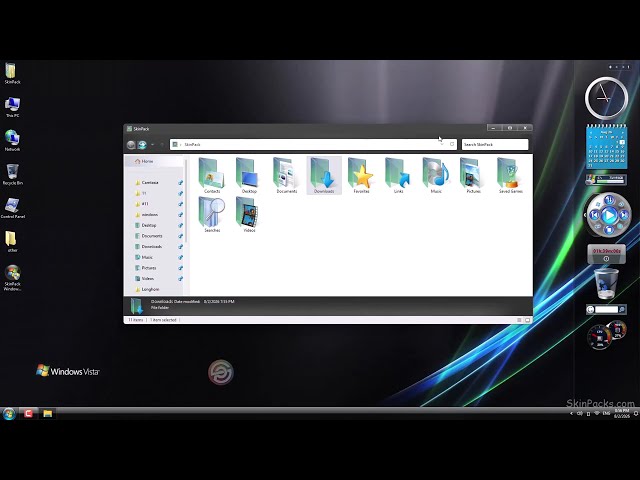 Vista Black SkinPack for Windows 11