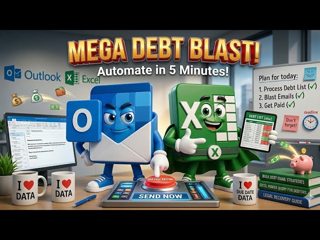 Excel Bulk Emailer with HTML & Attachments | VBA Automation Demo