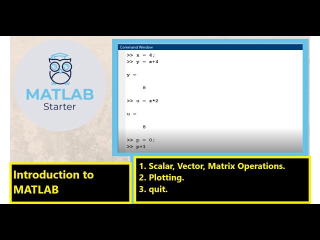 Introduction to MATLAB