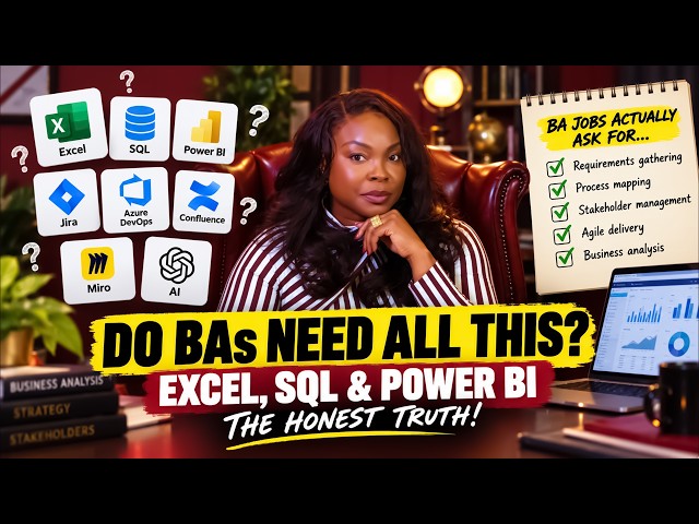 Stop Learning SQL & Power BI Until You Watch This (Business Analyst Tools 2026)