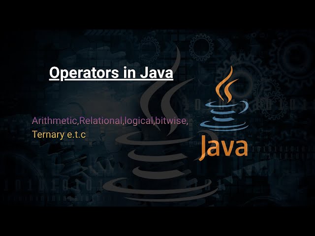 5 All Operators in Java