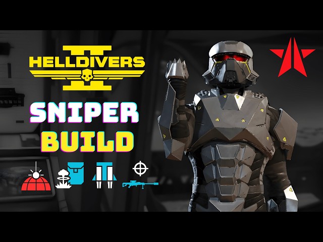 Helldivers 2: Sniper Stealth Build - No Alarms / Full Map Clear / Max Difficulty Gameplay