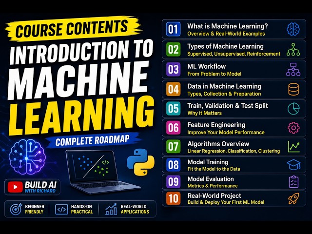 #2 Machine Learning Course Contents | Complete Learning Roadmap 🚀