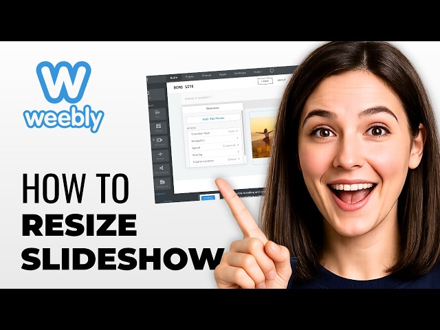 How to Resize a Slideshow in Weebly