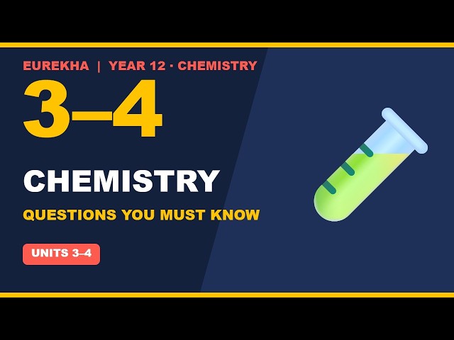 Chemistry Units 3-4: The Exam Questions You Need to Know