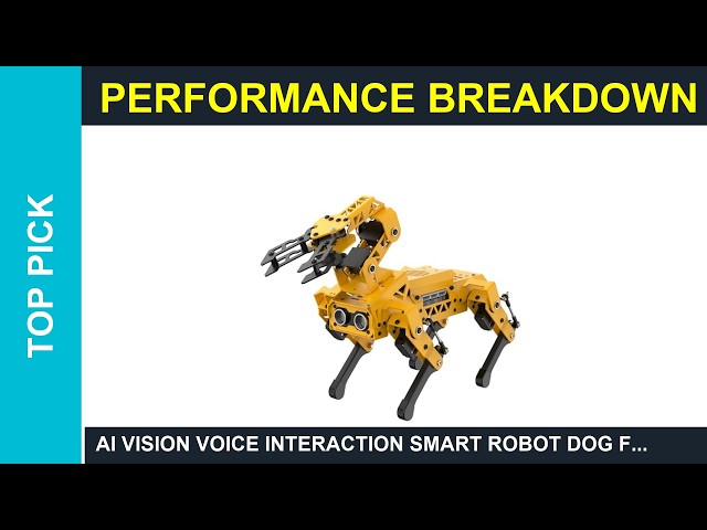 AI Vision Voice Interaction Smart Robot Dog for A Review Tested In Extreme Conditions