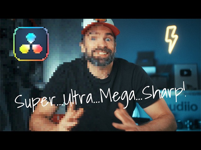 AI ULTRA Sharpen VS SUPER Scale | DaVinci Resolve 21 Tutorial