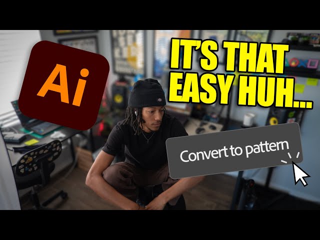 The FASTEST Way To Make Patterns in Adobe Illustrator!