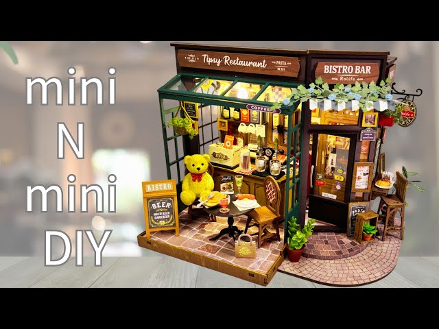 Rolife Tipsy Restaurant | DIY Miniature Dollhouse Crafts | Relaxing Satisfying Video