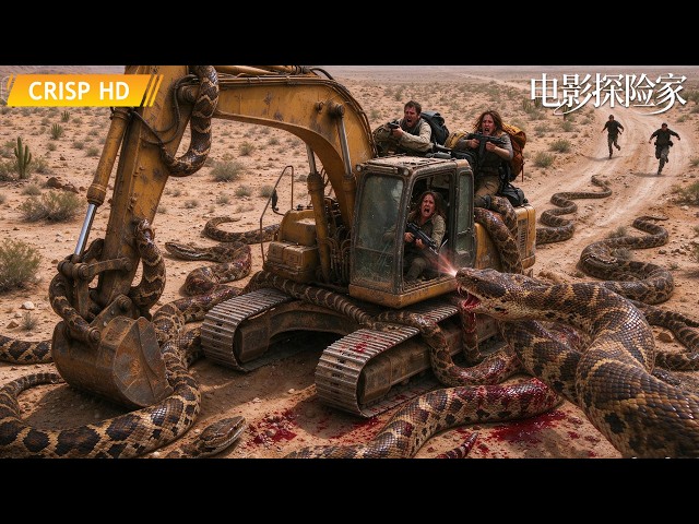 Mining Area Snake Disaster | Tunnel Collapse Unleashes Underground Giant Python | 4K HD