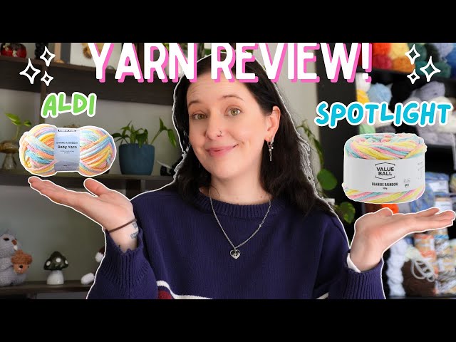 Trying New Yarn In AUSTRALIA!! Aldi and Spotlight First Impressions! | Crochet Amigurumi Vlog