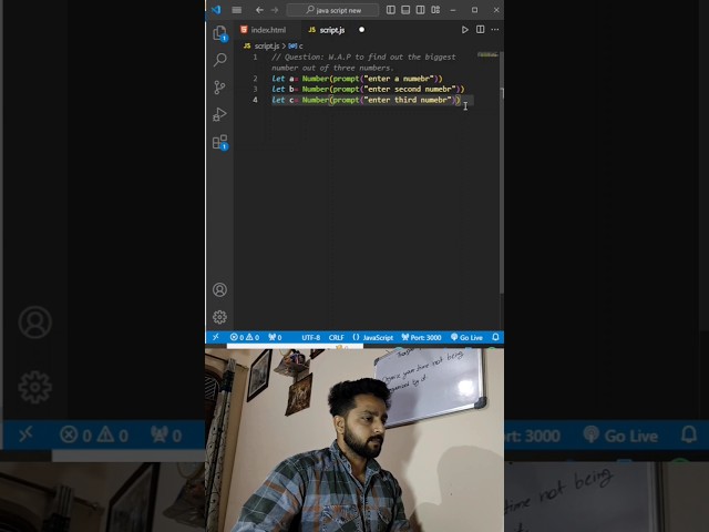 Who is big... #facebook #google #instagram #coding #javascript #programming #codewithharry
