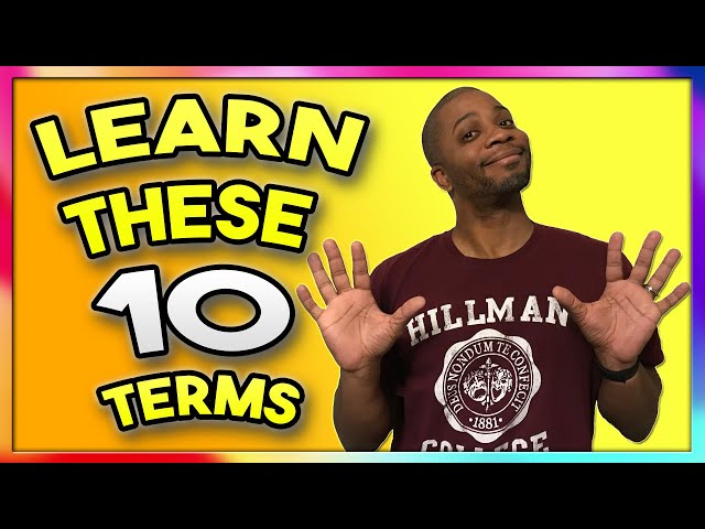 10 Basic Computer Terms YOU Should Know