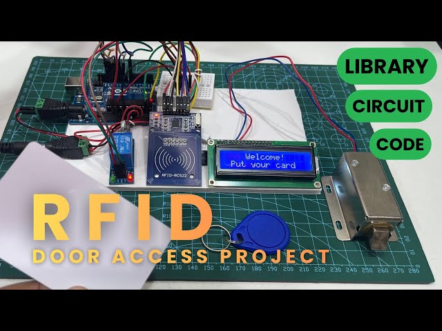 RFID Door Access System using Arduino 🔐 | Smart Lock DIY Project | Mahade DIY