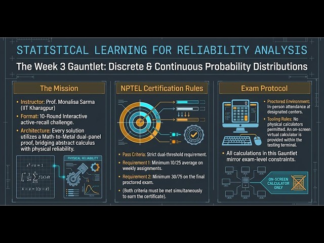 Week-3 Statistical Learning for Reliability Analysis (noc26-cs154)