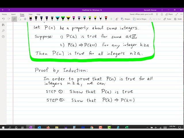 Discrete Structures   Lecture 26   Proof By Mathematical Induction