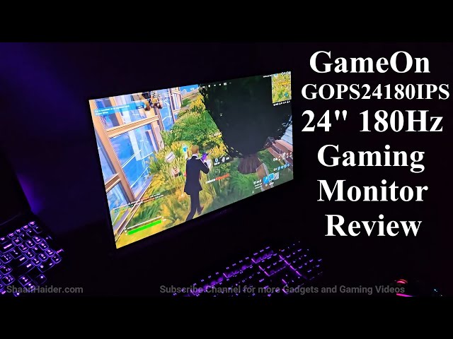 GameOn GOPS24180IPS 24" 180Hz Gaming Monitor Review