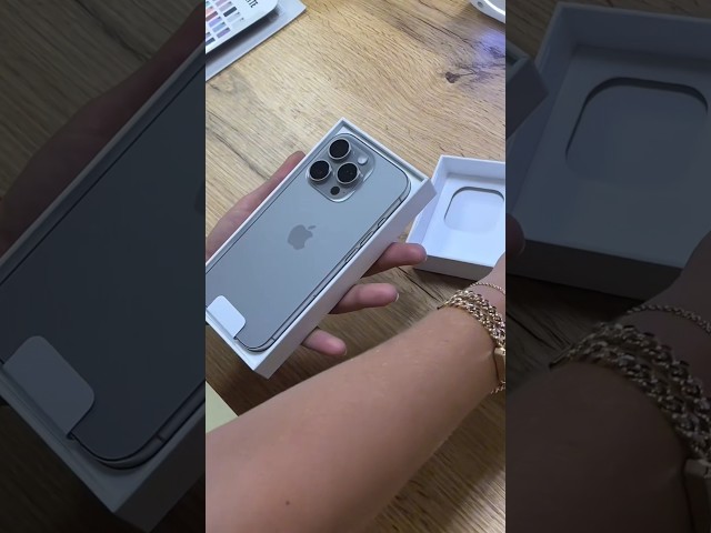 Unboxing iphone 16 Pro Natural Titanium @Aasif_333