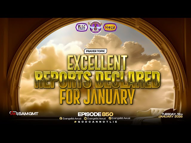 EXCELLENT REPORTS DECLARED FOR JANUARY || CTM - EPISODE 850. #commandthemorning