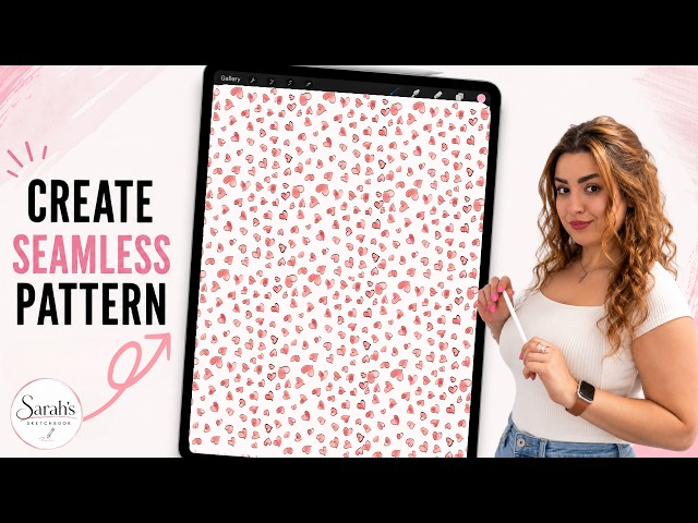 Make Seamless Pattern In Procreate Easily | Fashion Illustration in iPad