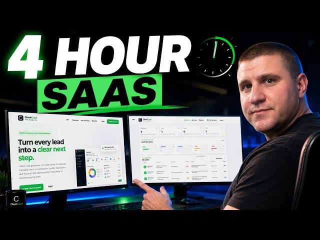 I Built & Launched a SaaS in 4 Hours With AI