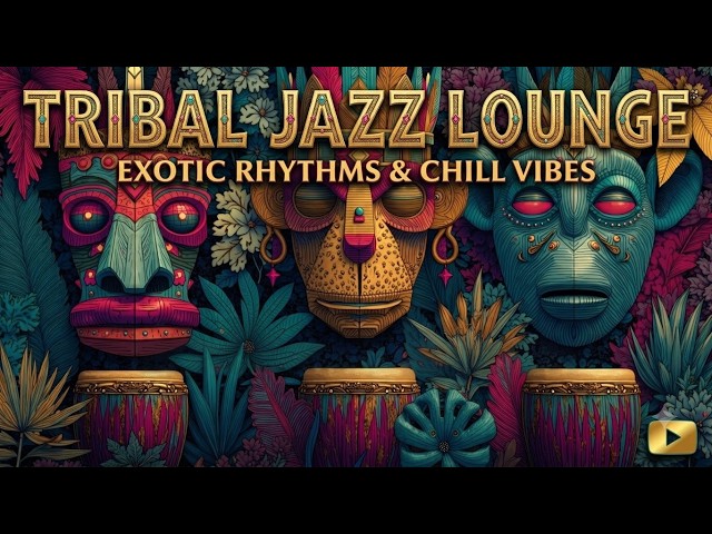 Jazz Tribal Suave y Ritual Jazz Lounge - Jazz de Fusión Étnica para Relajación