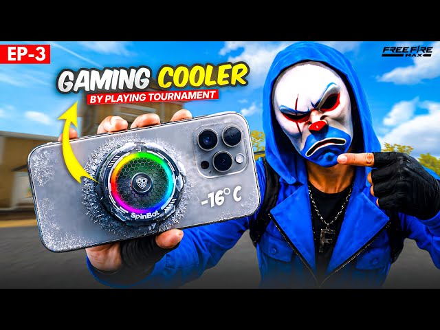 Playing Solo Tournament 🏆💸 = Free Gaming Cooler 🥶😱 | Ep-3 | Free Fire Max