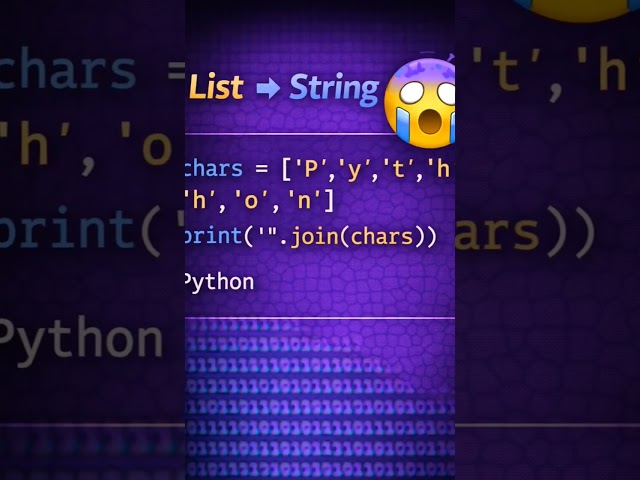 Python magic 😱String ↔ List in just ONE line! 🚀