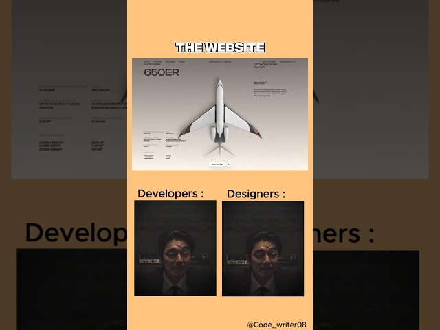 Smooth Scroll Down Animated Website #shorts #html #css #coding