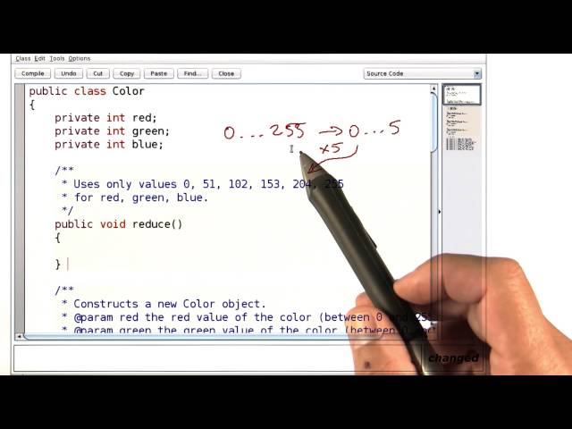 Color Reduction 2 - Intro to Java Programming