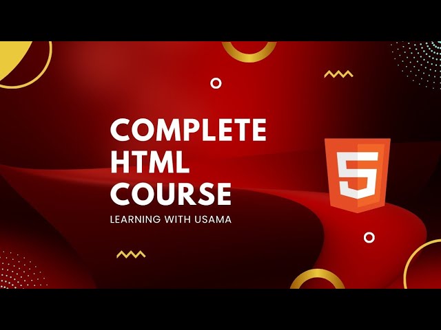 Complete HTML Course in Urdu || HTML full Course || Learn HTML || HTML Tutorial for Beginners