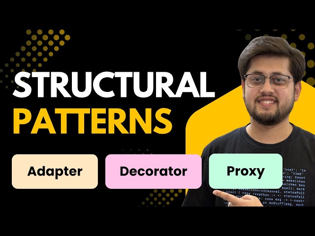 Structural Design Patterns in Java | Adapter | Decorator | Proxy (Full One Shot)