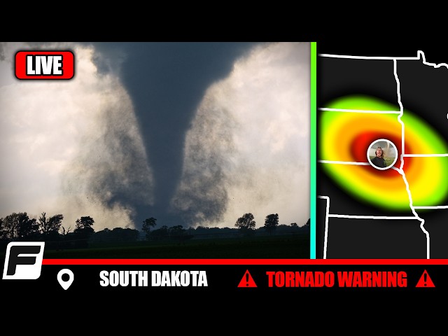 🔴 LIVE Storm Chasers - SNEAKY TORNADO THREAT - South Dakota