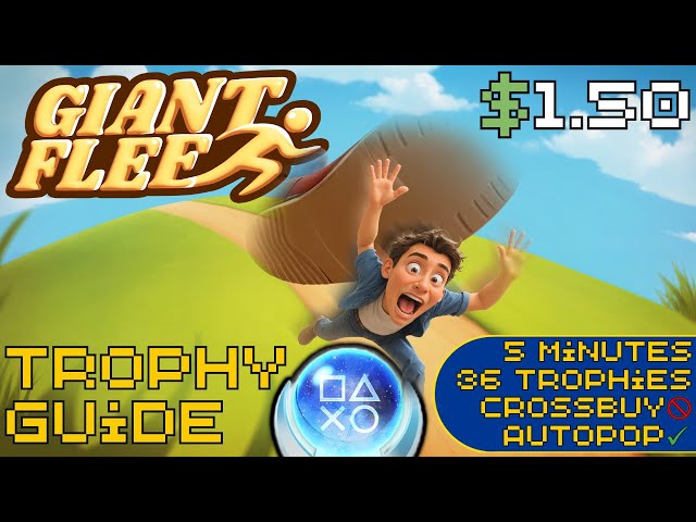 EASY 5 Minute $1 Autopop Platinum! | Giant Flee Trophy Guide