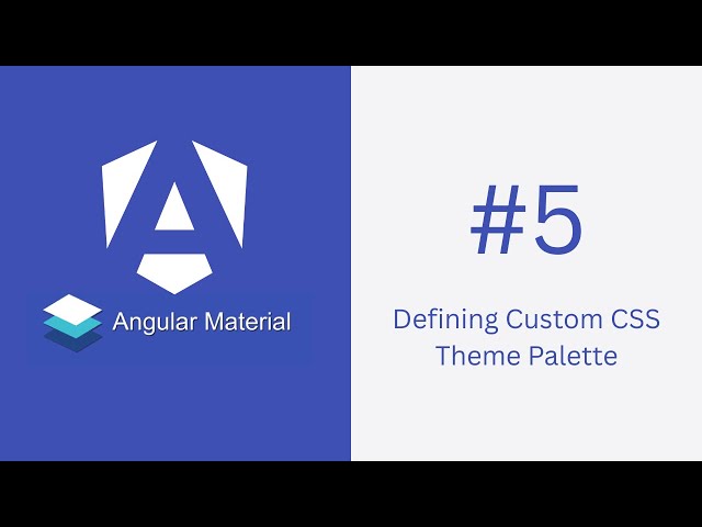 Defining Custom CSS Theme Palette