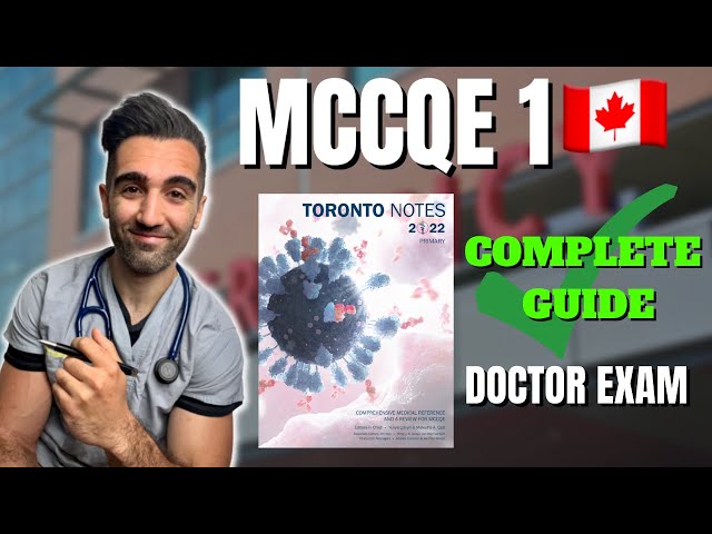 COMPLETE Study Guide For The MCCQE 1 | Canadian Doctor Exam Explained  🇨🇦