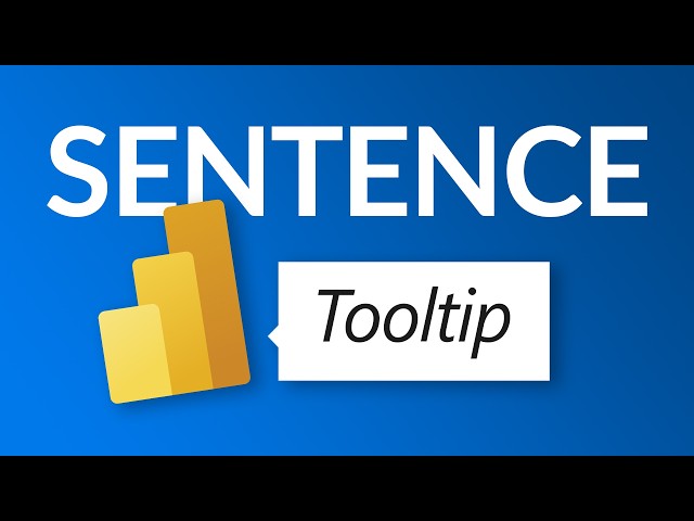 Can Power BI Sentence Tooltips ELIMINATE User Confusion?