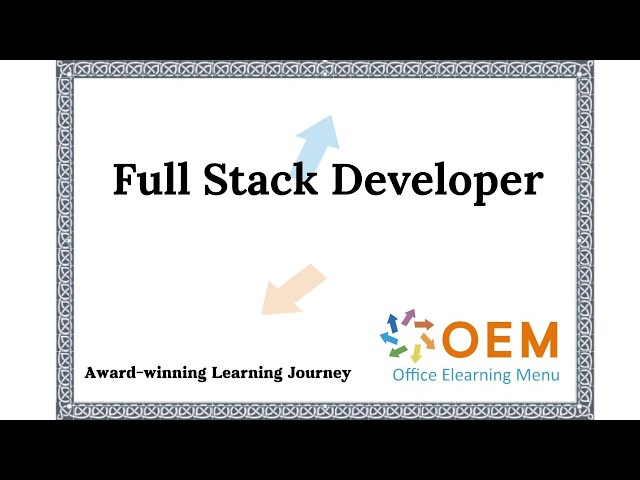 Full Stack Developer Training Opleiding Cursus – Klaar om Full Stack Developer te worden?