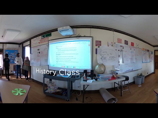 Middle School - History Class - 360 Video