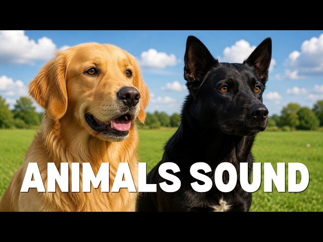 50 Cute Animal Sounds For Kids 🐈😺🦆| Learn Animal Names And Sounds Cat, Parrot, Elephant, Cow