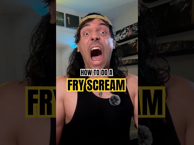Learn how to FRY SCREAM with Pro Vocal Coach David Benites