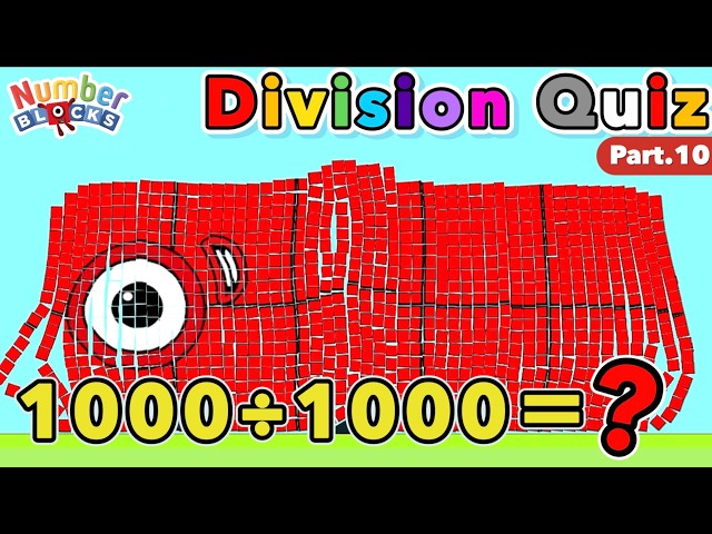 Numberblocks Learn Division Part 10｜Math Division for Kids