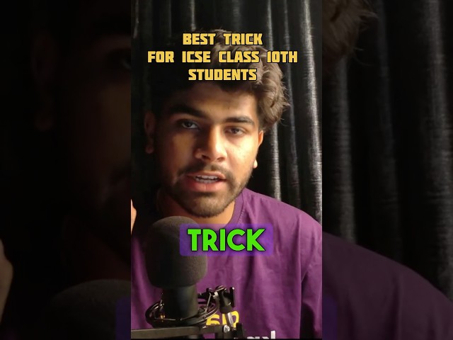 Best Trick For ICSE Class 10th Students to Improve their scores | 98% Startegy