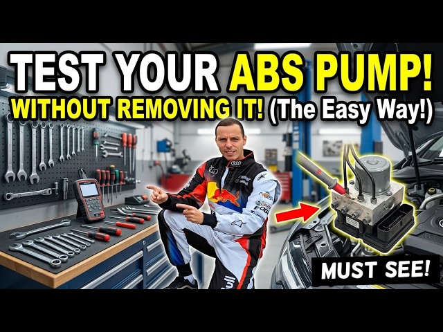 How to Test an ABS Pump Without Removing It (The Easy Way)