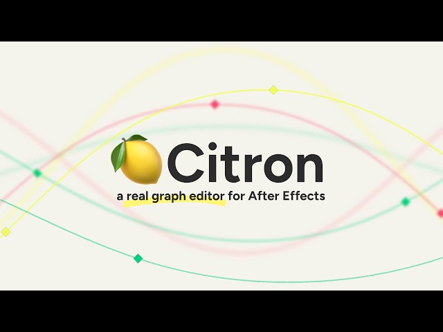 The Graph Editor After Effects Never Got