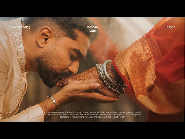 Post-Wedding Teaser Cut of Keshan & Vani | Heritage Madurai | A Blissful New Beginning