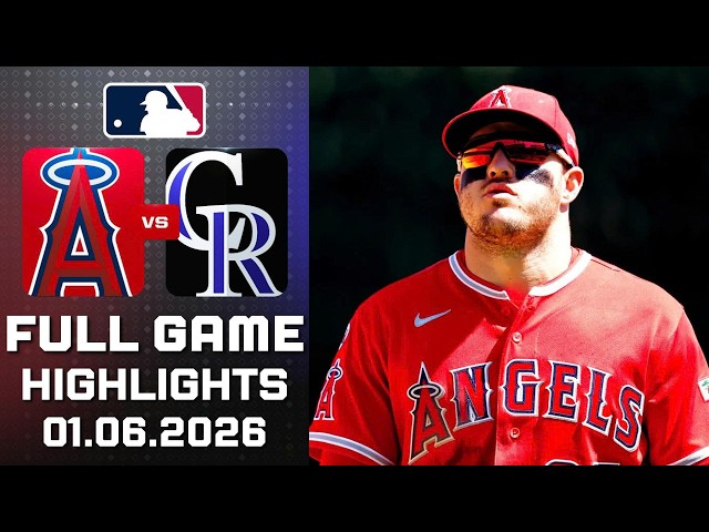 Los Angeles Angels Vs Colorado Rockies Full Game Highlights June 01, 2026 MLB Season 2026