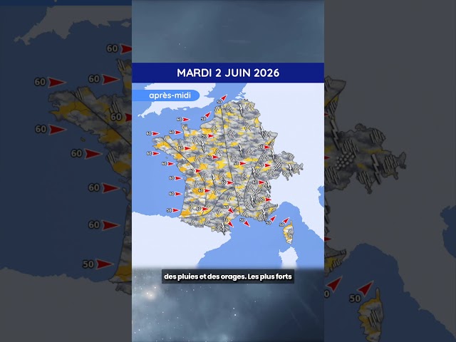 Weather Forecast for Tuesday, June 2 to Thursday, June 4, 2026