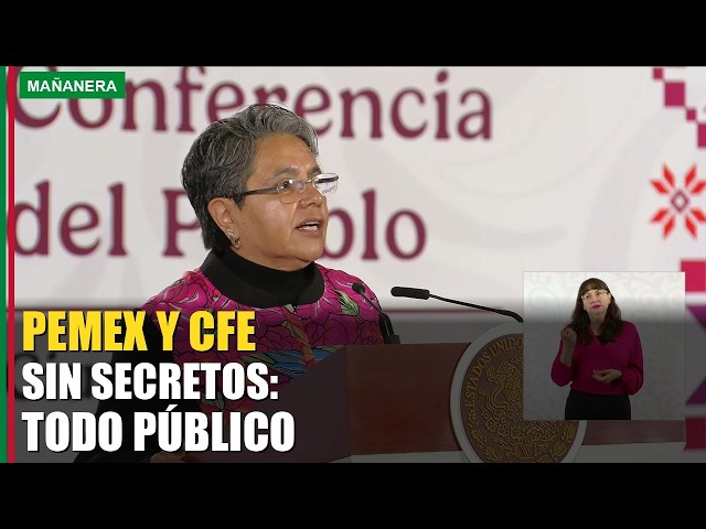 Compromiso con la transparencia en Pemex y CFE y eliminación de reservas innecesarias