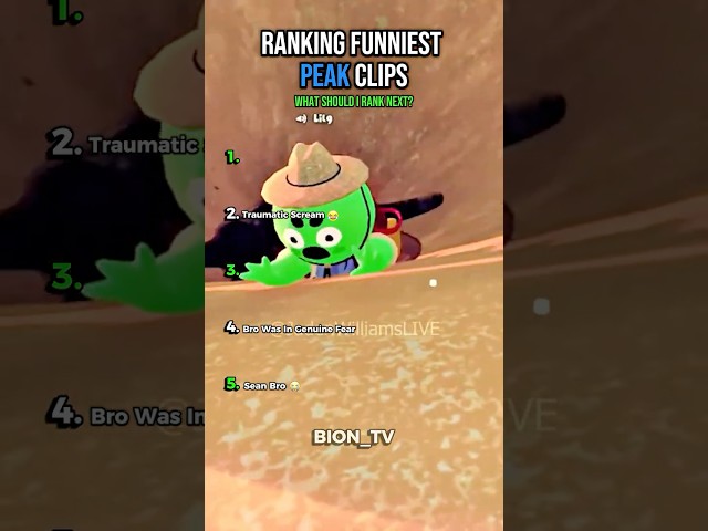 Ranking The Funniest Peak Clips